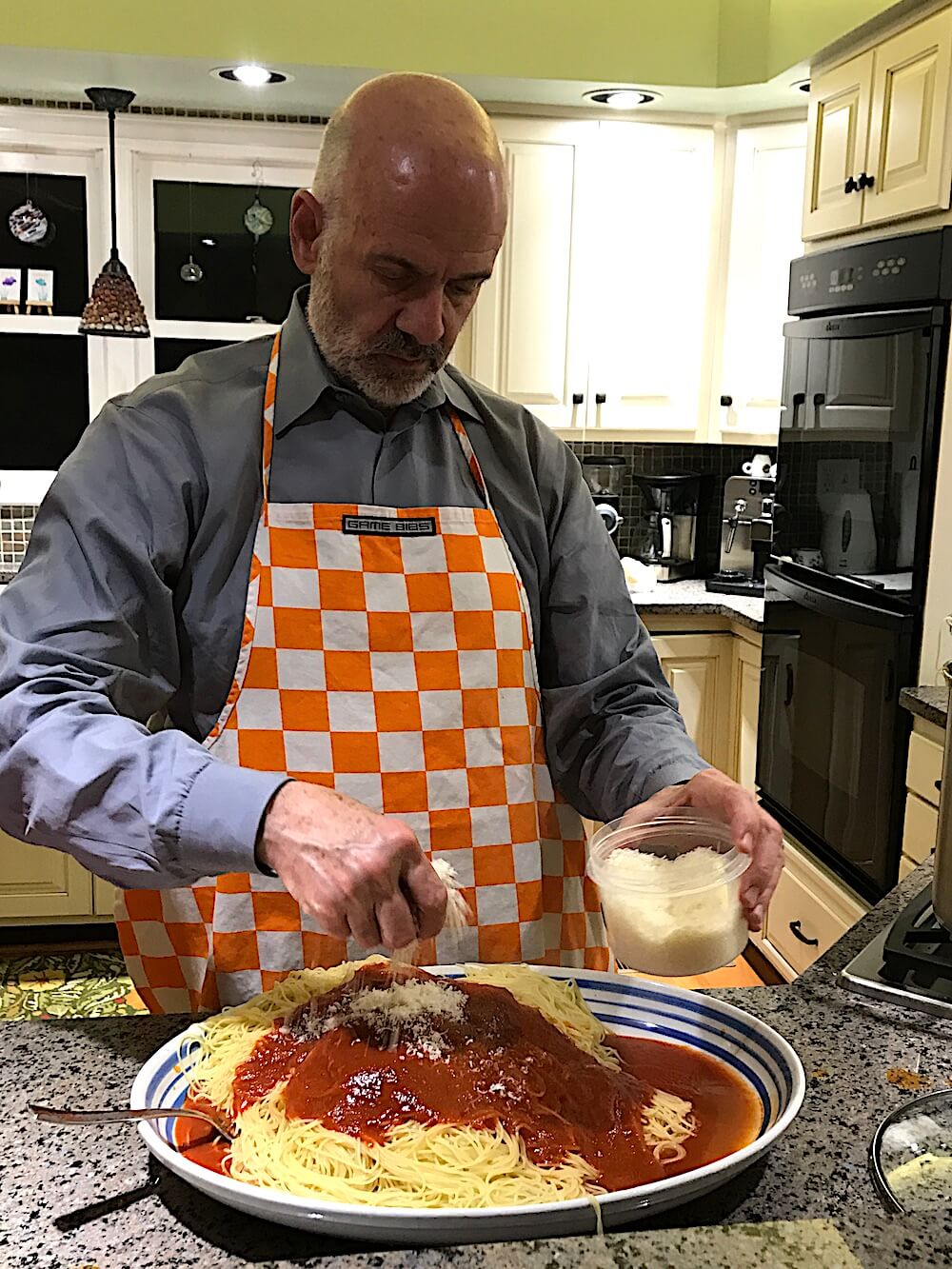 And Parmesan cheese.