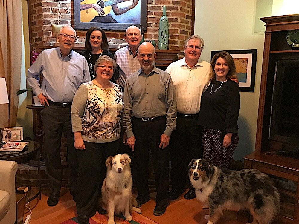 Before we left, everyone took a moment for a photo. From left, Alan Carmichael, Mintha Roach, Deb DiPietro, Jon Roach, Dr. Joe DiPietro, Daryl Johnson and Polly Fisher.