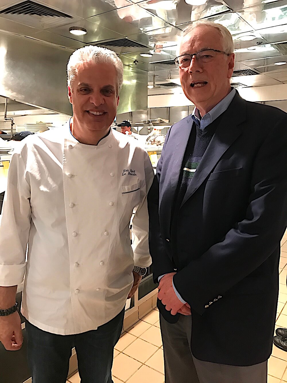 Alan and Chef Eric Ripert.