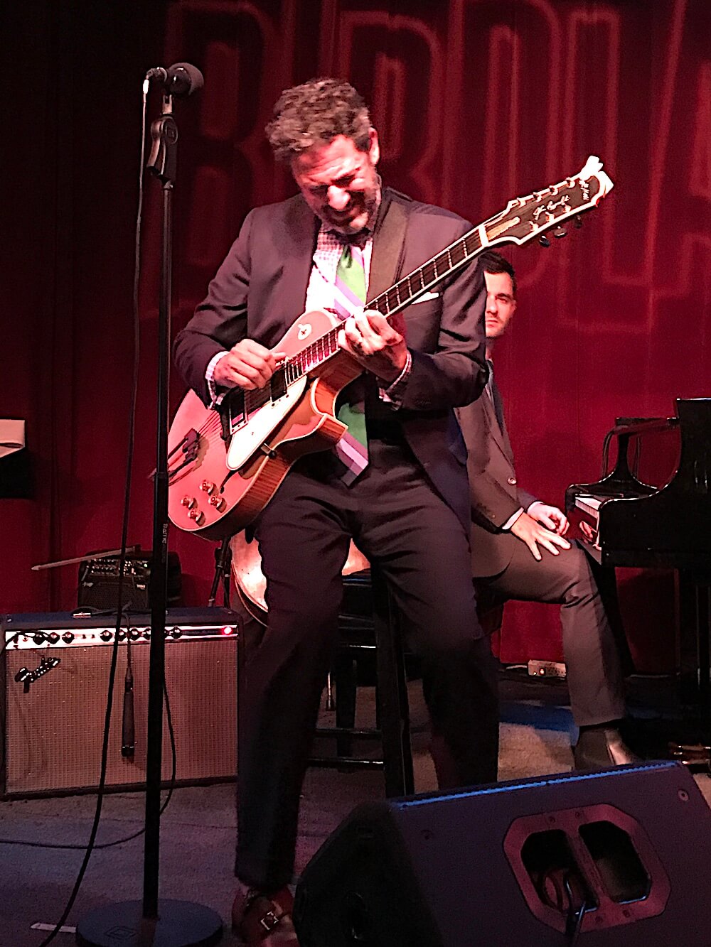 John Pizzarelli was fabulous -- especially from our front row seats.