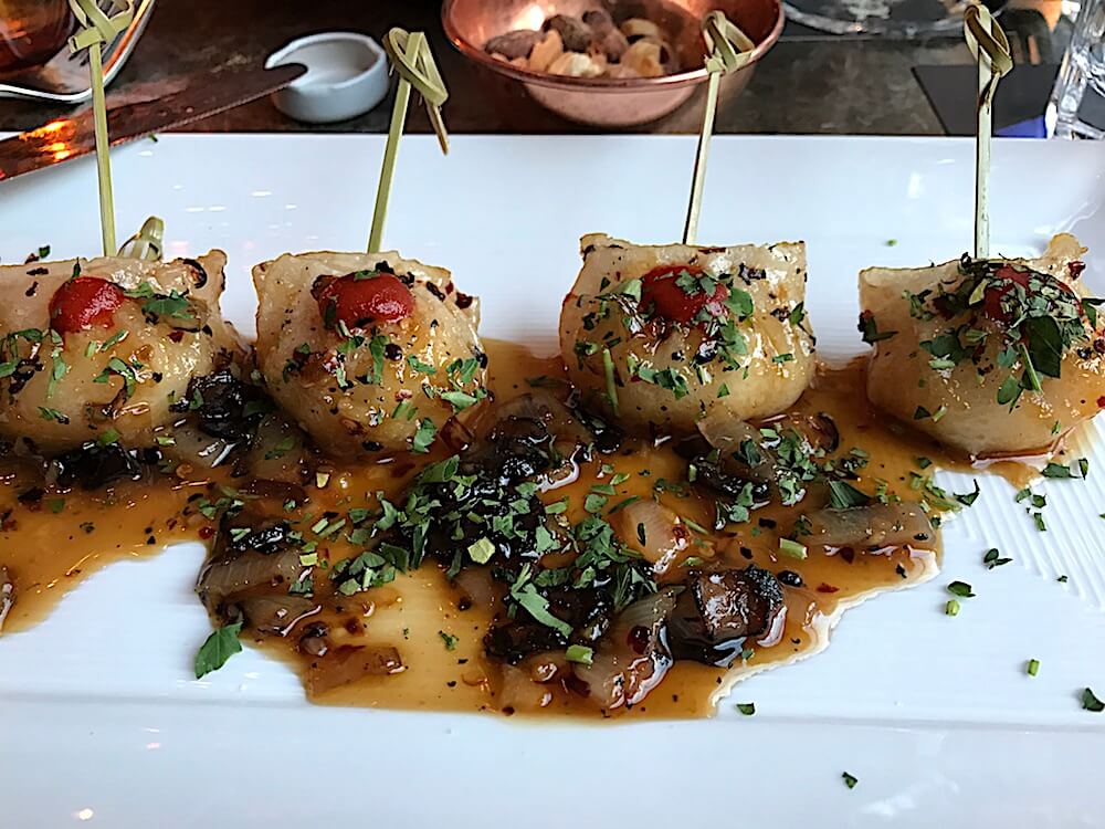 We shared some shrimp dumplings one evening and really liked them. Celebrity chef Todd English is the creative mind behind The Stinger.