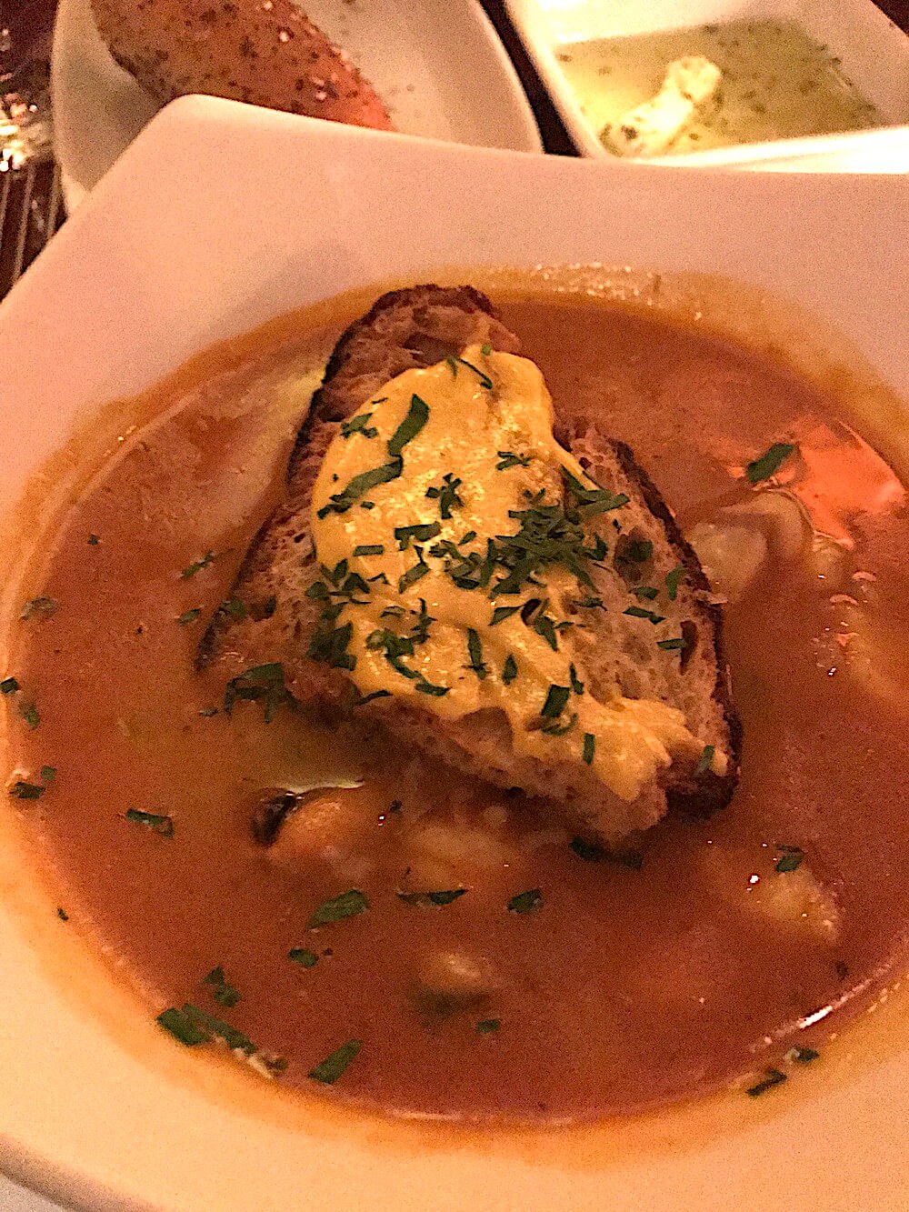 I love their bouillabaisse.