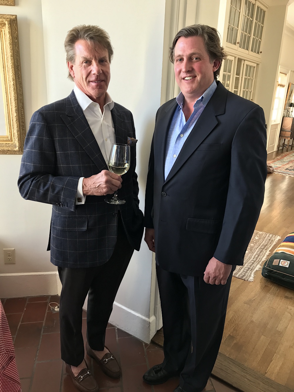 Bob Lederer, left, with John Trotter.