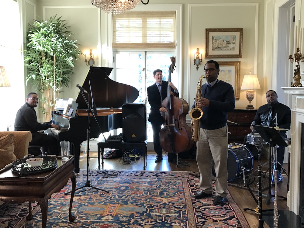 The band. From left, Keith Brown, Jon Hamar, Will Boyd and Ken Brown.