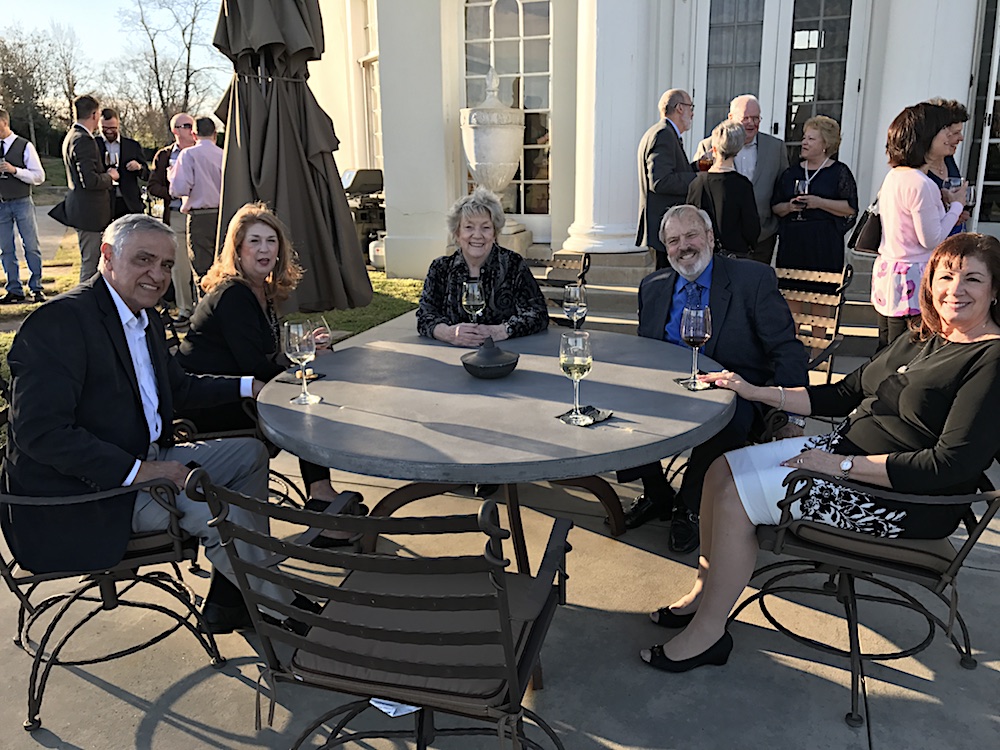 From left, Gary Teper, Cindy Nelson, EdieVolk, Gil Volk and