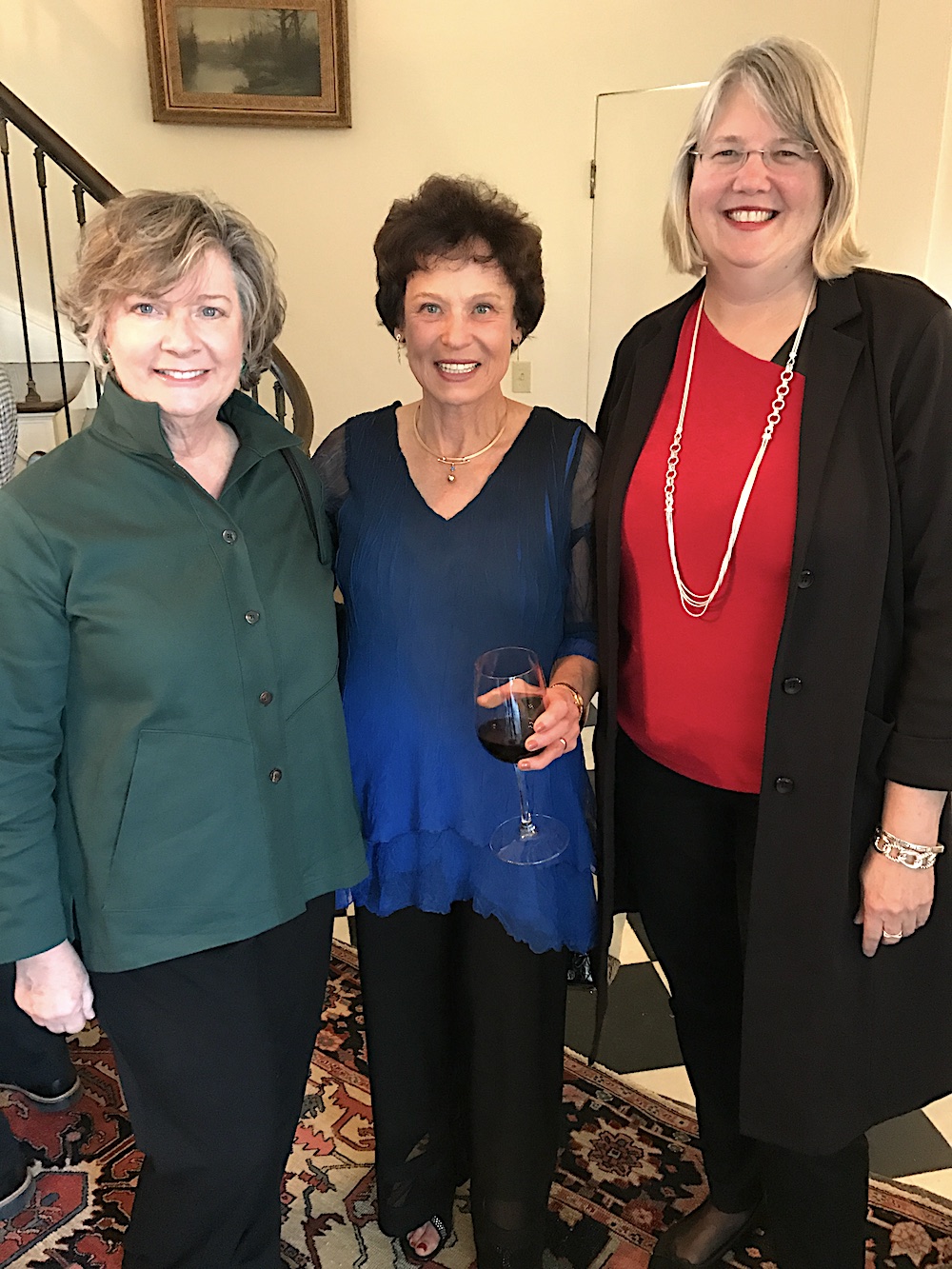 From left, Sara Rose, Barbara Crist and K-Kin Fairbank Biggs.
